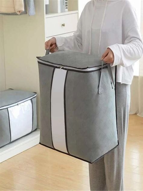 GSM Non Woven Storage Bag In Grey Color