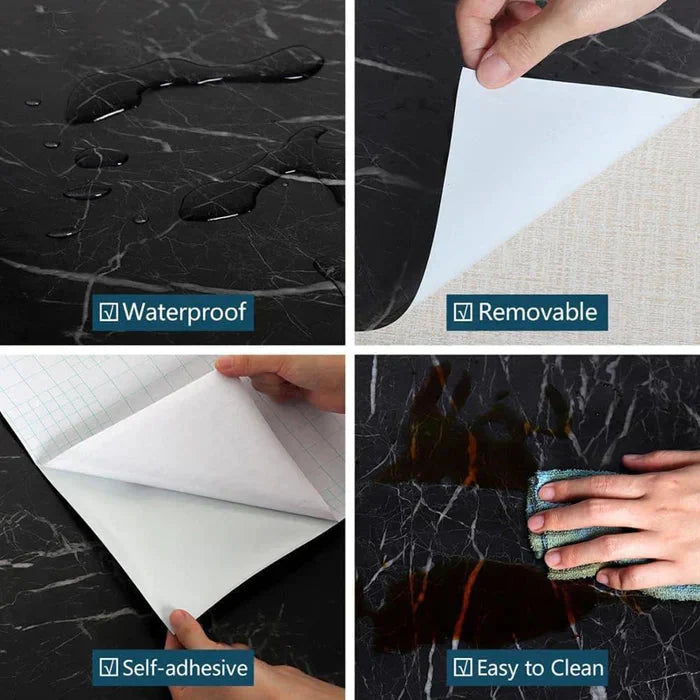 WATERPROOF PVC MARBLE PAPER ROLL